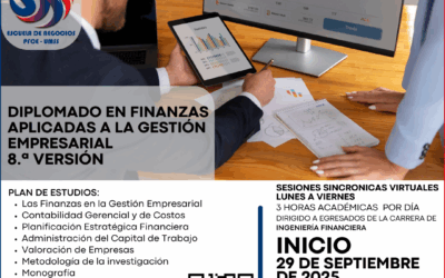 DIPLOMADO EN FINANZAS APLICADAS A LA GESTIÓN EMPRESARIAL 8.ª VERSIÓN