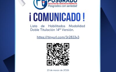 Habilitados Modalidad Doble Titulación 14ª Versión.