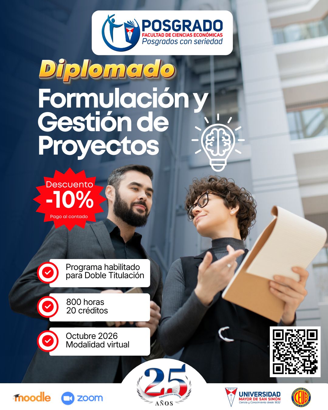 DIPLOMADO EN FORMULACIÓN Y GESTIÓN DE PROYECTOS 8.a VERSIÓN